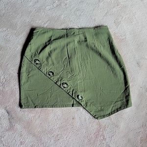 Olive green skirt